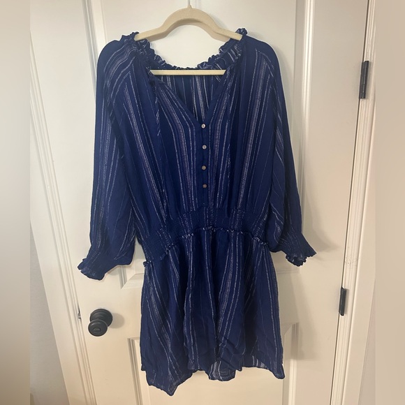 RAILS Crystal Dress - Blue Stripe - Picture 6 of 9